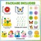 Spring Party Decorations Set – “Hello Spring” Banner, Sunflower & Butterfly Hanging Swirls, Daisy Honeycomb Centerpieces, and Floral Table Toppers for Birthday or Wedding Celebrations (31PCS)